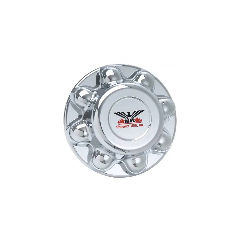 Hub Cover Chrome Plated - Bolt Pattern 8 on 6-1/2" - QT765CHN